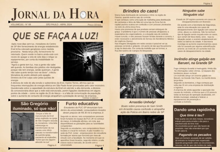 Jornal da Hora  Abril/24